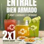 En Wings Army 2x1 en Army Lemonades y entradas durante enero