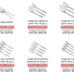 Promoción La Comer Timbres Monedero Naranja: Hasta 80% de descuento en cubiertos Blomus