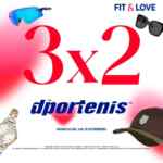 En Dportenis 3x2 en gorras, mochilas, maletas, lentes y relojes