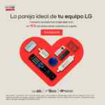 Cupón de 15% de descuento en accesorios en la tienda en línea de LG