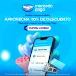 10% de descuento pagando con Mercado Pago con el cupón LOVEMP