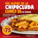 En Potzollcalli Milanesa Chipocluda a sólo $75 sólo hoy
