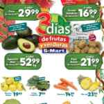Ofertas S-Mart 3 días de frutas y verduras del 20 al 22 de febrero