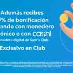 En Sam's Club 10% de bonificación en monedero al pagar con Tarjeta del Bienestar