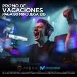 Promoción de vacaciones Arena: Paga 90 minutos y juega 120