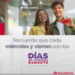 Días de Compras Banorte: Hasta 15% de bonificación en comercios participantes los miércoles y viernes