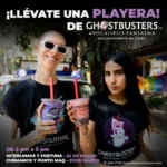 Playera de los Cazafantasmas de regalo si compras 4 vasos coleccionables de Ghostbusters en Casava Roots