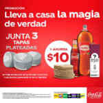 Promoción Coca-Cola Tapas Plateadas: recibe $10 de descuento juntando 3 tapas