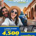 Bono de $4,500 Gratis en la compra de 2 o 4 llantas Goodyear