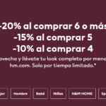 Promo H&M descuentos escalonados adicionales de hasta un 20% extra (solo hasta las 09.00 horas de hoy 7 de marzo)