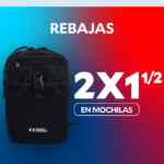 Segundo a mitad de precio en mochilas en Innovasport