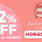 Cupón Horas Office Depot: 12% de descuento adicional