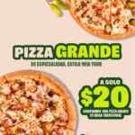 En Papa Johns llévate una pizza de especialidad por sólo $20 en la compra de otra pizza