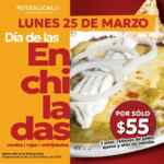 Enchiladas a $55 en Potzollcalli sólo hoy