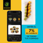 Sushi Roll Rewards: 7% de bonificación en todas tus compras