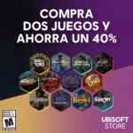Promoción Ubisoft: 40% de descuento si compras 2 juegos