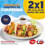2x1 en platillos de cuaresma en Vips del 19 al 24 de marzo