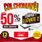 Colchomanía Colchones Atlas: 2x1 en colchones participantes y más