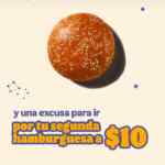 Promoción Burger King Eclipse: Hamburguesa a $10 en la compra de un combo antes de las 12:00 PM