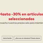 En H&M hasta 30% de descuento en artículos seleccionados