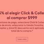 Promo H&M de 15% de descuento adicional en pedidos Click & Collect