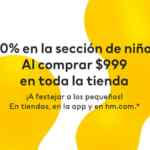 Promo Día del Niño H&M: 20% de descuento en sección infantil