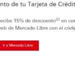 Cupón Mercado Libre HSBC: 15% de descuento adicional