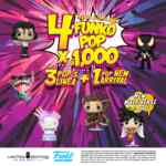 En Limited Edition llévate 4 funkos por $1000 del 9 al 15 de abril