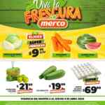 Ofertas Merco frutas y verduras del 2 al 4 de abril