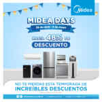 Midea Days 2024: Hasta 48% de descuento en línea blanca y electrodomésticos