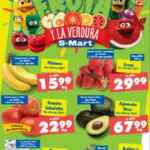 Ofertas S-Mart 3 días de frutas y verduras del 9 al 11 de abril