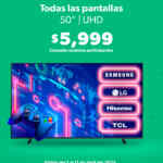 En Sam's Club todas las pantallas de 50" UHD a sólo $5,999