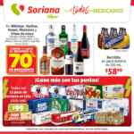 Folleto Soriana fin de semana 18 al 22 de abril con Segundo producto al 50% o al 70%