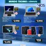 Folleto Soriana Mundo Techno con ofertas en electrónica, línea blanca y más