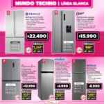 Folleto Soriana Mundo Techno con ofertas en electrónica, línea blanca y más