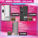 Folleto Soriana Mundo Techno con ofertas en electrónica, línea blanca y más