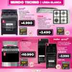 Folleto Soriana Mundo Techno con ofertas en electrónica, línea blanca y más