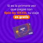 Viaje en Metrobús GRATIS al pagar con tarjeta Spin by Oxxo sin contacto