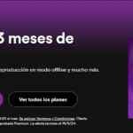 3 meses GRATIS de Spotify Premium para nuevos usuarios en plan individual