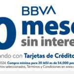 Cupón Walmart de 12% de bonificación y 20 meses sin intereses con BBVA