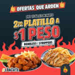 Las Alitas Hot Sale 2024: 2do platillo a $1 peso