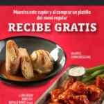 Promo Applebees Mes de la Madre: boneless o postre Gratis en la compra de un platillo