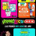 Folleto HEB Verano Loco al 30 de mayo con 3x2, combos locos y más