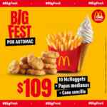 Cupones McDonald's Big Fest del 21 al 27 de mayo