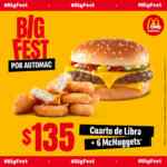 Cupones McDonald's Big Fest del 21 al 27 de mayo