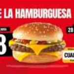 McDonalds Dia de la Hamburguesa 2024: hamburguesa Cuarto de Libra a solo $28 y más