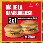 McDonalds Dia de la Hamburguesa 2024: hamburguesa Cuarto de Libra a solo $28 y más
