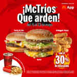 McDonald's Hot Sale 2024: 30% de descuento en McTríos participantes por la app