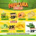 Ofertas Merco frutas y verduras del 21 al 23 de mayo