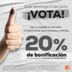 En RadioShack muestra que votaste y recibe el 20% de bonificación
